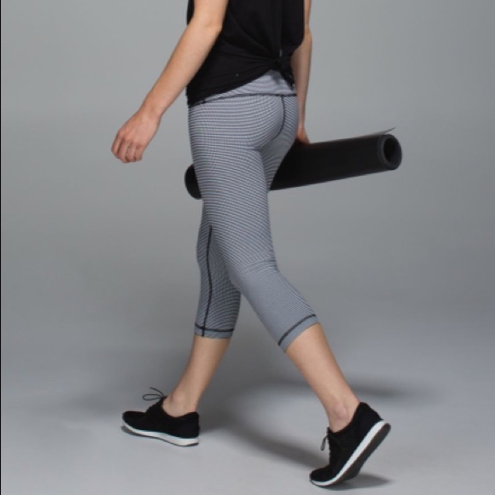 Lululemon Gingham Wunder Under Crop II